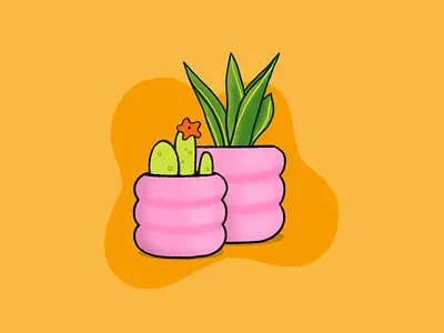 Day 06 — Plants design illustration plant plants procreate