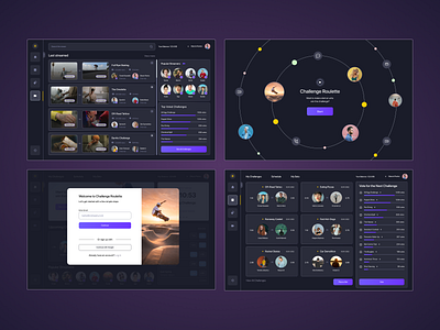 Challenge Roulette - betting dashboard betting dashboard design illustration livestream player ui ux vector