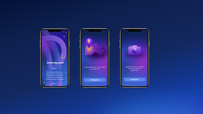 UI/UX DESIGN. MOBILE APP "ZANEVSKY PARK" app design branding design figma gradient graphic design interface mobile app mobile app design space ui ux