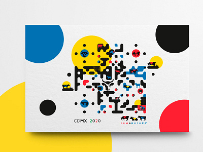 Cow Parade CDMX art design drawing illustration
