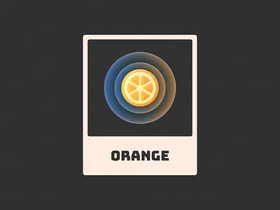 Orange brand brand identity branding card figma fruit glow gradient grain icon illustration juice logo logo design mark noise orange poster symbol texture