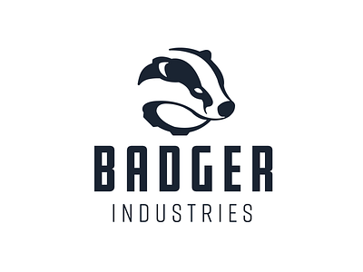 Badger Industries Brand branding illustration logo