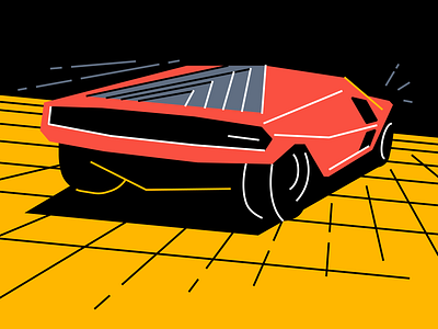 Daily Driver 012 — 1970 Lancia Stratos Zero 1970s 1970s car 1980s 1980s car car classic car futuristic iconic italian car italy lancia legendary car luxury stratos supercar vector vehicle vintage car wedge whip