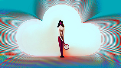 Trusting the Cloud design illustration