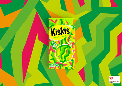 KisKis - GUM Packaging Design box branding candy colourful design graphic design gum illustration packaging playful typography