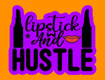 lipstick and hustle avg bundle baby baby design baby on board branding design illustration logo svg svgdesign