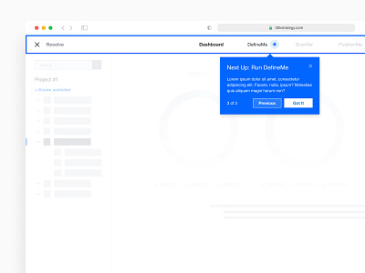 Low-fidelity onboarding wizard concept admin code dashboard data enterprise minimal onboarding product designer saas software ui designer ux ux designer uxui web app web app design web app ux web application design wireframes wizard