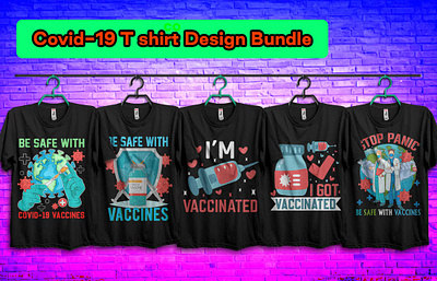 😷😷Covid-19 T Shirt Design Bundle😷😷