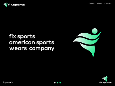 Sports Logo concept athletic athletic logo brand identity branding ecommerce fitness gradient logo gym human logo logo design man sports logo modern logo modern sport logo people professional running sport sports logo vector visual identity