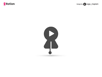 Rotion | Time + Play Logo Concept brand design branding clock design ecommerce logo logo concept logo maker logocaptain studio modern logo music music company logo play print professional logo rotion logo time watch