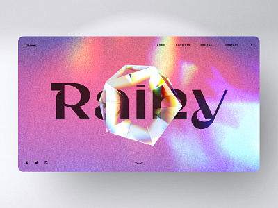 Rainy colour design flat illustration ui web