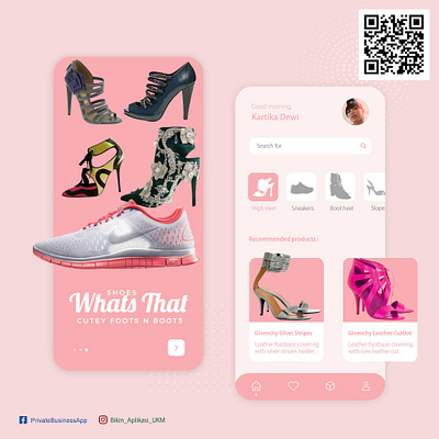 Shoes Store Online instagram post shoes store ui
