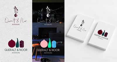 Interior designer logo branding design icon illustration logo typography vector