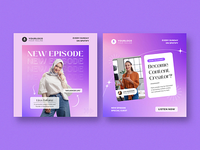 Podcast Instagram Post Design graphic design