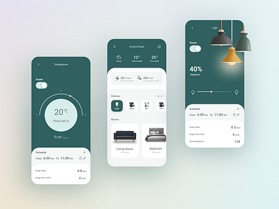 Smart Home App app app design clean design electronic energy usagemremote controle figma home automation home monitoring minimal mobile mobile ui smart smart app smart devices smart home app smarthome ui ux ux ui design