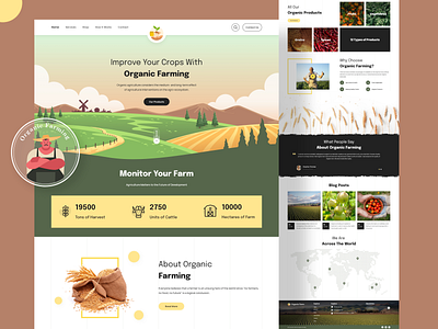 Smart Farming Web App adobe xd agriculture web app app design app ui branding design inspiratino farm app design farm web app graphic design illustator motion graphics promotionall smart farming web app ui design ui ux ui ux design ux design web app web app design web app design ui