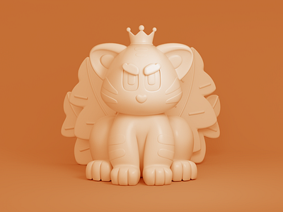 Zodiac Tiger 3d c4d gift icon logo tiger ui uilab zodiac tiger