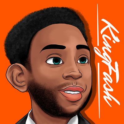 Cartoon Portrait #8 Ludacris artwork cartoon cartoon portrait design illustration kingfash model portrait trending