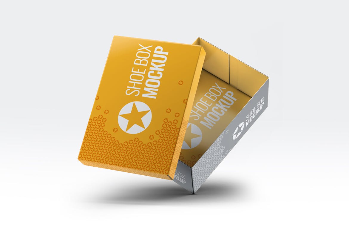 Shoe Box Packaging Mockup app box branding cute design icon illustration logo mockup packaging packaging design shoe shoe box ui ux vector