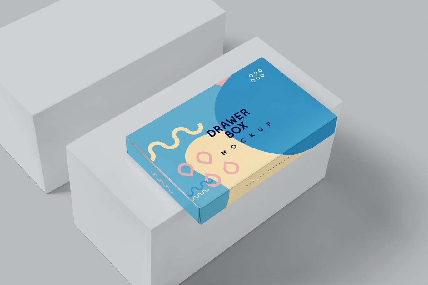 Drawer Box Mockups app box branding cute design drawer box icon illustration logo mockup packaging packaging design ui ux vector