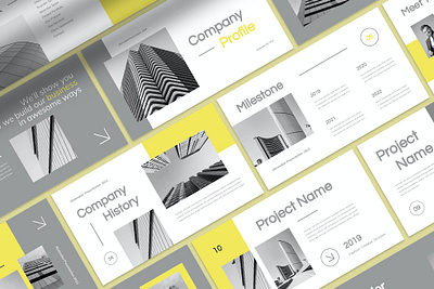 Elegant Company Profile Presentation abstract branding company profile corporate creative creative agency elegant elegant company graphic modern multipurpose multipurpose template powerpoint presentation profile profile presentation style ui web design web development