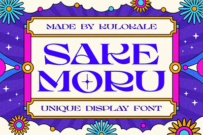 Sake Moru Display Font advertising font branding font display display font display fonts elegant font fashion fonts lettering logo logo font magazine font minimalist font sans serif sans serif font serif font stylish font typeface typography unique font