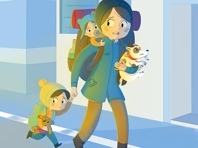 💙💛 children book illustration design digital illustration illustration illustrations kids art kids illustration