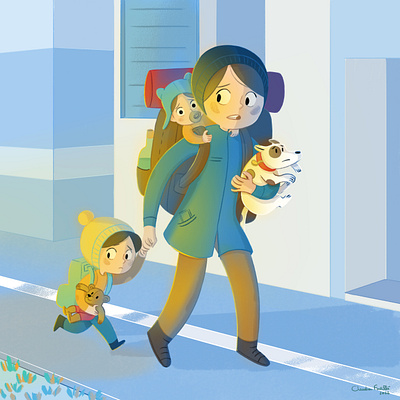 💙💛 children book illustration design digital illustration illustration illustrations kids art kids illustration