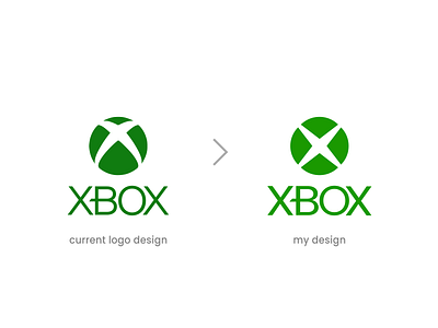 XBOX - Logo Design branding company console design flat gaming logo minimalist modern vector x xbox