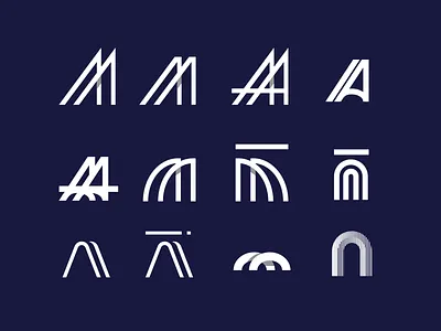 Logo sketches – Project Appia appia brand brand identity branding brandmark design graphic design logo logo design logo mark sketch sketches