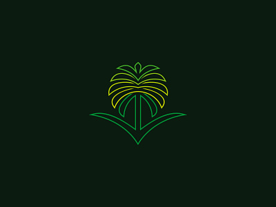 Palm Tree Logo Concept palm tree logo concept simple
