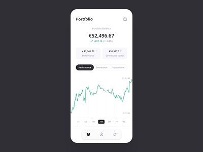 Finance App mobile