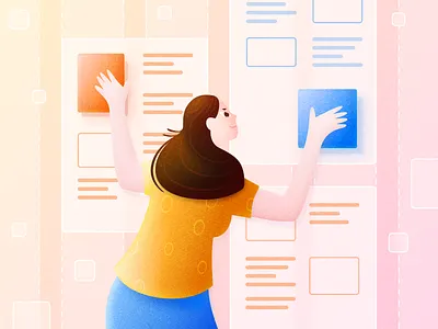 8-grid (rework challenge #5) clay figma illustration rework