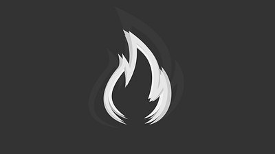 FIRE app illustration logo vector