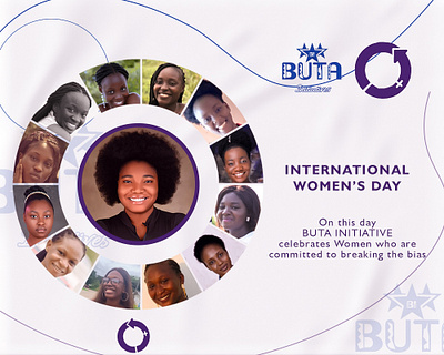 BUTA IWD 2022 branding design event flyer flyer flyer design illustration iwd product tech typography ui vector women