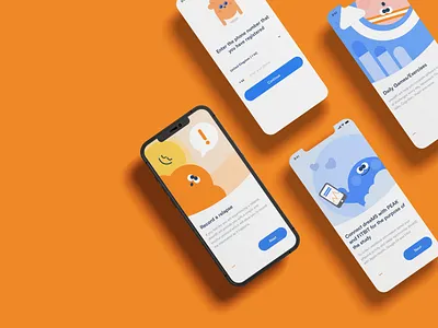 Dreams Mobile App app design branding graphic design illustration mockup ui