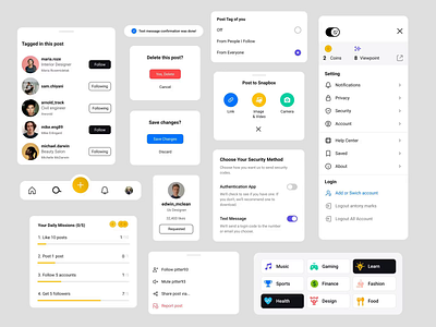 Snapbox Interaction Design 2d animation appdesign application darkmode icon design interactiondesign interfacedesign mobile mobile app design motion motion graphics social media application ui uiux uxdesign video