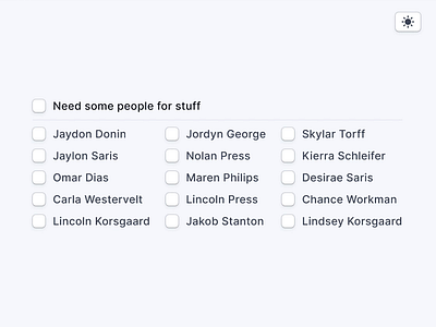 ☑️ Checkbox checkbox components dark mode design design system interactive components interactive design light mode list product design ui ux web app