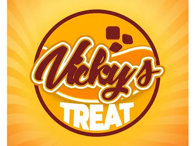 Vicky's Treat Logo branding design graphic design logo
