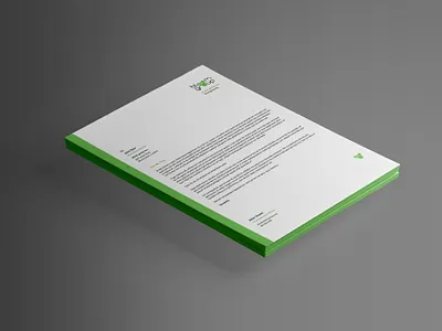 Bloomgroup | Letterhead brand design brand identity branding design graphic design illustration letterhead logo typography vector