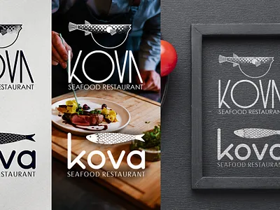 Logo seafood branding design graphic design icon illustration logo logocreate logodesign logoseafood typography