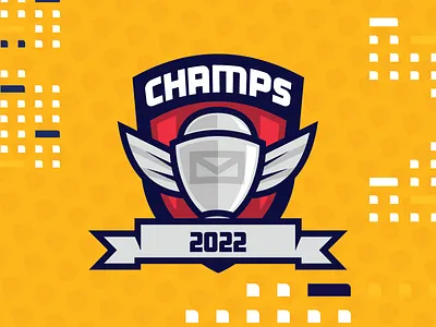 Internal Championship Branding badge branding champion champs design illustration logo seal vector