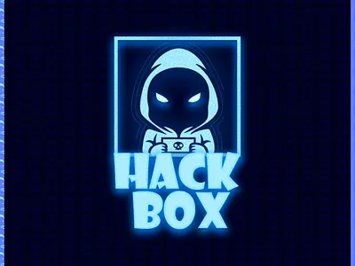 Hack Box branding design graphic design logo