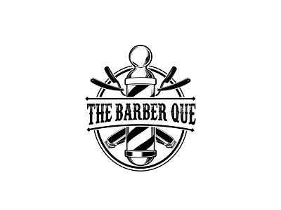 Barber Logo app barber barber logo branding design graphic design illustration logo typography ui ux vector