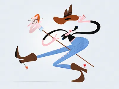 YOU GO GIRL ;) adobe illustrator adobe photoshop branding character design funny girl illustration strong womans day