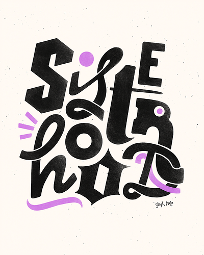 Sisterhood graphic design illustration type typography