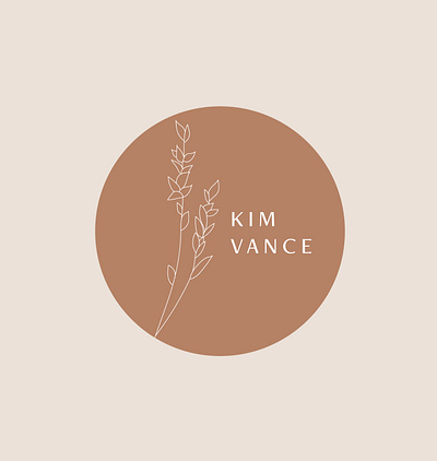 Logo Design for Kim Vance N.D. - Wellness practice graphic design illustration logo logo design wellness