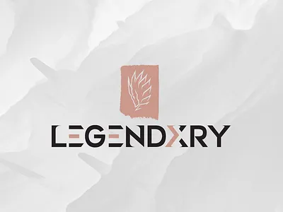 LEGENDXRY dragon illustration logo logo design pink typography