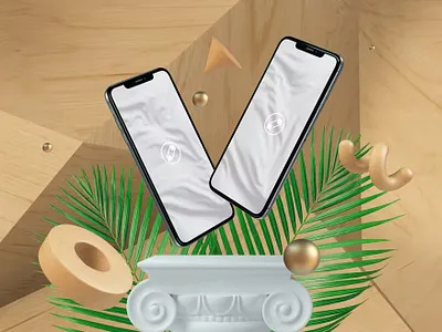 Light Phone Mockups abstract clean design device display light phone mockup phone phone design phone mockup phone mockups presentation realistic simple smartphone ui ux web webpage website