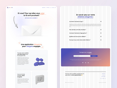 jevote.info | LandingPage clean clean ui design elections hero homepage landing landing design landing page layout minimal page ui vote voting whitespace